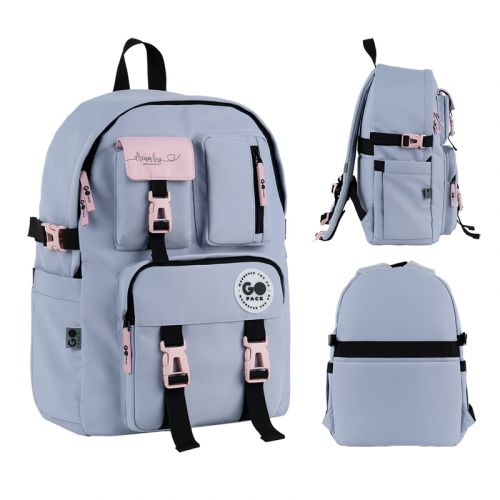 Рюкзак GoPack Education Teens 2500L сірий  мініатюра фото 1