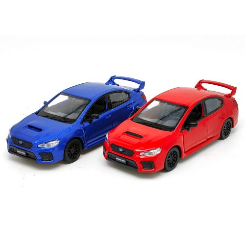Автомодель - SUBARU WRX STI (червоний, синій)  мініатюра фото 1