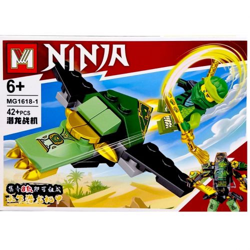 КОНСТРУКТОР NINJAGO MG1618 (42+- ДЕТАЛЕЙ) (ВИД 1)  мініатюра фото 1