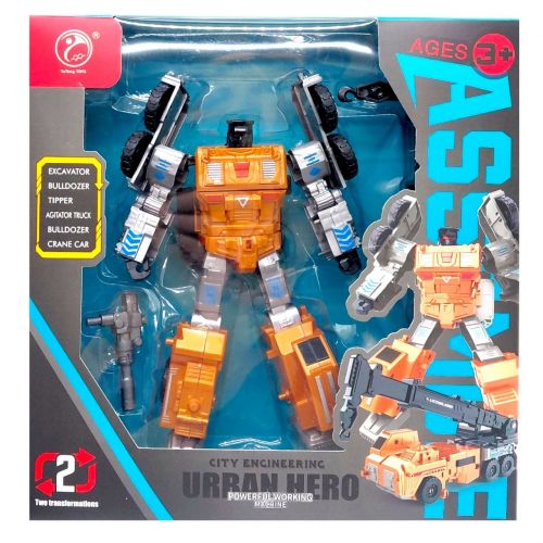 Робот "Urban Hero" будтехніка (РУДИЙ)  мініатюра фото 1