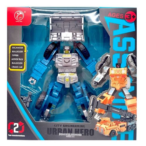 Робот "Urban Hero" будтехніка (БІРЮЗОВИЙ)  мініатюра фото 1