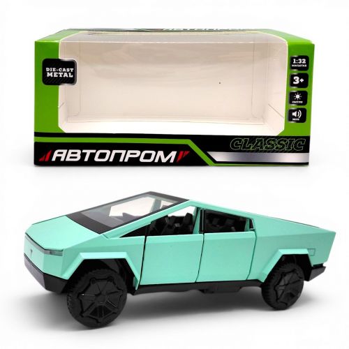 АВТОПРОМ Tesla pickup truck, (МʼЯТНИЙ)  мініатюра фото 1