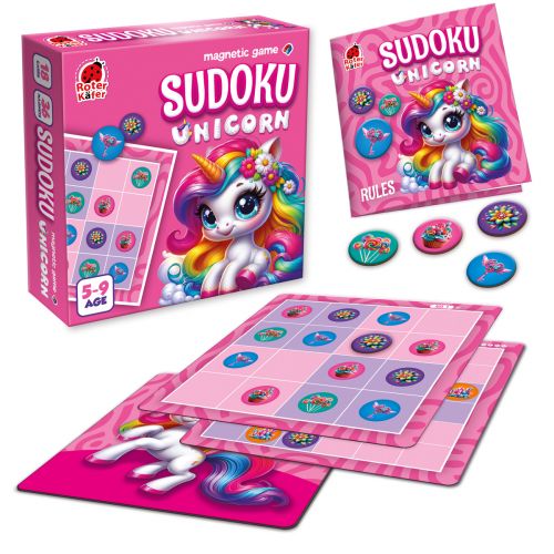 Магнитная игра "ROTER KAFER.  SUDOKU: UNICORN" ROTERKAFER"  мініатюра фото 1