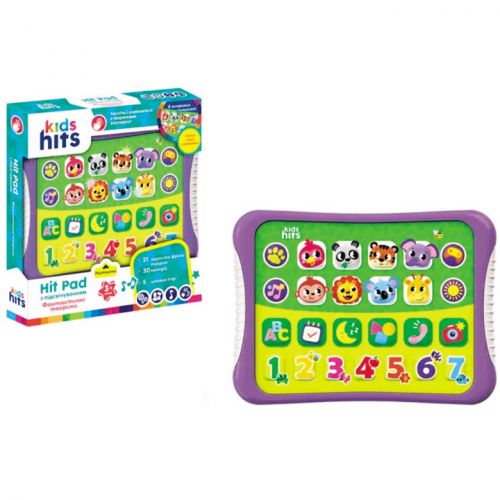 Планшет Kids Hits арт.  KH01/010 (48шт)"Друзі". батар. укр  мова навчання, р-р 23,8*17*2см, короб. 25*27*4см  мініатюра фото 1