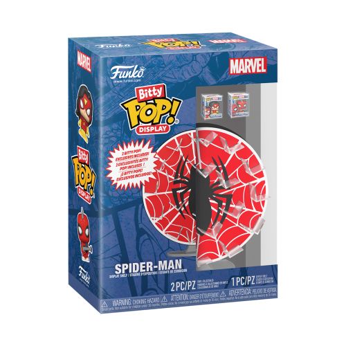 Дисплей для колекціонування Bitty POP! серії Marvel - Людина-павук (2 фігурки, дисплей)  мініатюра фото 1