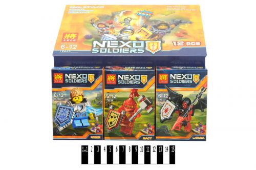 "Brick" "NEXO knights" (коробка 12 шт. ) 79234 р. 25х17х12 см.  / 480 / фото