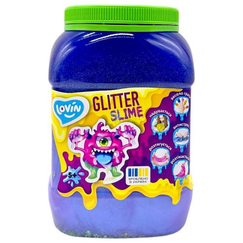 Слайм-антистрес "Lovin: Big slime", 1150 мл (ФІОЛЕТОВИЙ) фото