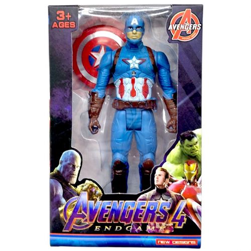 Герой "Марвел / MARVEL", высота 14,5 см, подвижные части тела, шарнирные суставы (КАПИТАН АМЕРИКА) фото