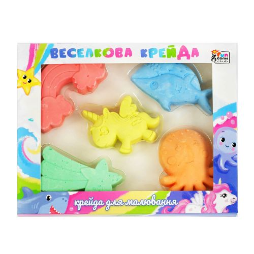 гр Крейда "Морський" 99993 (48) "4FUN Game Club", кольорова, 5 штук, у коробці  мініатюра фото 1