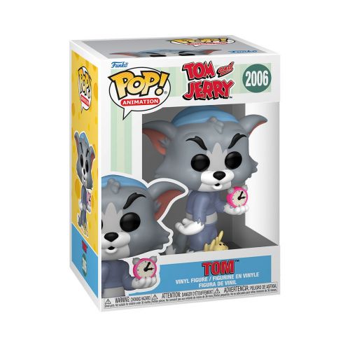 Игровая фигурка Funko POP! серии Том и Джерри S4 - Том с будильником  мініатюра фото 1