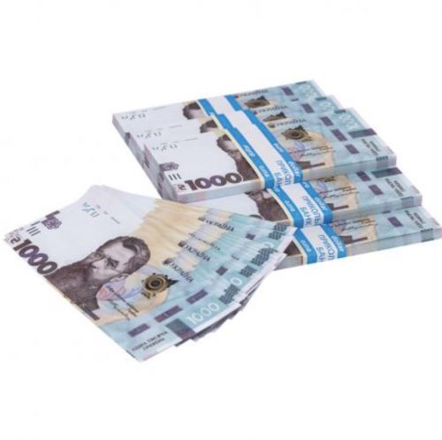 Сувенир номиналом 1000 гривен (80 шт купюр)  мініатюра фото 1