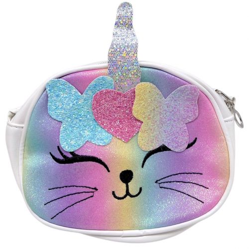Сумочка дитяча "Котик" 19*15*6 см (БІЛИЙ)  мініатюра фото 1