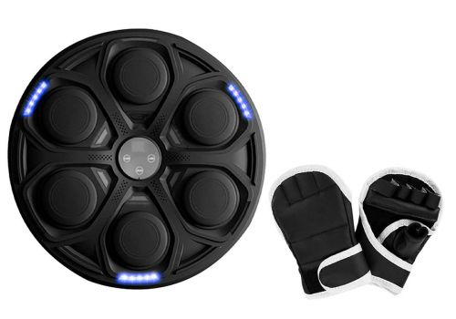 Настінний боксерський тренажер EasyFit музична електронна мішень для боксу із перчатками  мініатюра фото 1