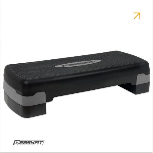 Степ-платформа EasyFit Step-B 2-ступінчаста сіра  мініатюра фото 1