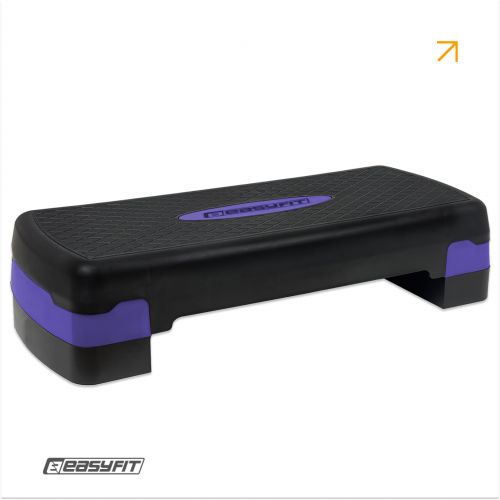 Степ-платформа EasyFit Step-B 2-ступінчаста фіолетова  мініатюра фото 1