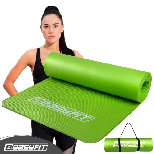 Коврик для фитнеса и йоги EasyFit NBR 10 мм Зеленый  мініатюра фото 1