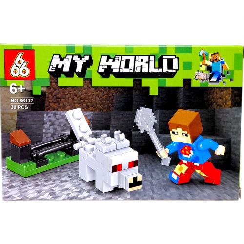 КОНСТРУКТОР "MINECRAFT" ВИД 4, 39 елементів фото