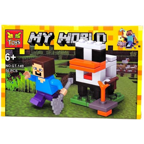 КОНСТРУКТОР "MINECRAFT" ВИД B, 50 элементов фото