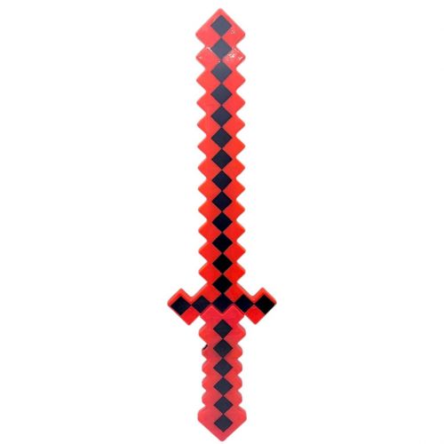 Светящийся алмазный меч "MINECRAFT" музыкальный (Красный) фото