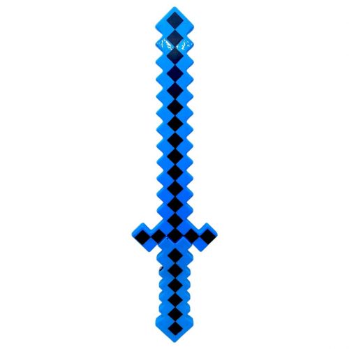 Светящийся алмазный меч "MINECRAFT" музыкальный (ГОЛУБОЙ) фото