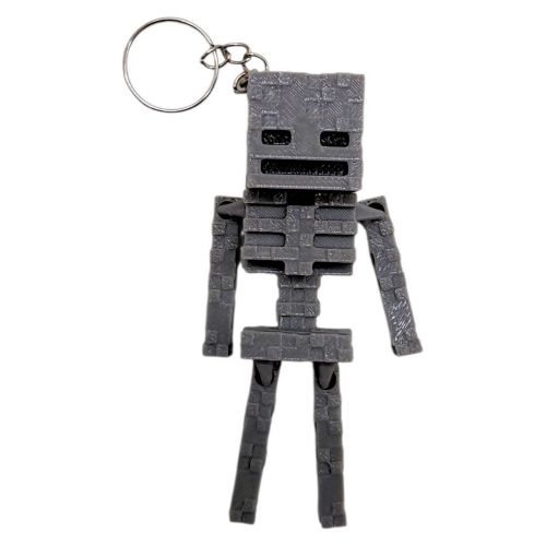 3D Брелоки MINECRAFT / МАЙНКРАФТ SKELETON / СКЕЛЕТ KEYCHAIN, 3D друк  мініатюра фото 1