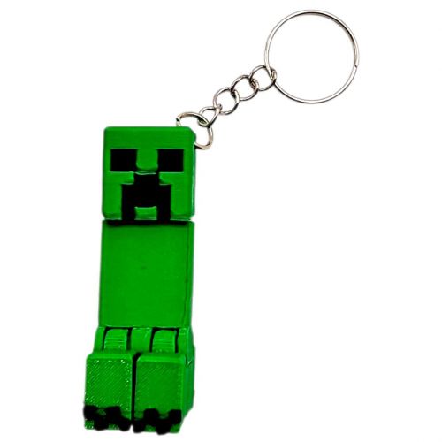 3D Брелоки MINECRAFT / МАЙНКРАФТ CREEPER / КРІПЕР KEYCHAIN, 3D друк  мініатюра фото 1
