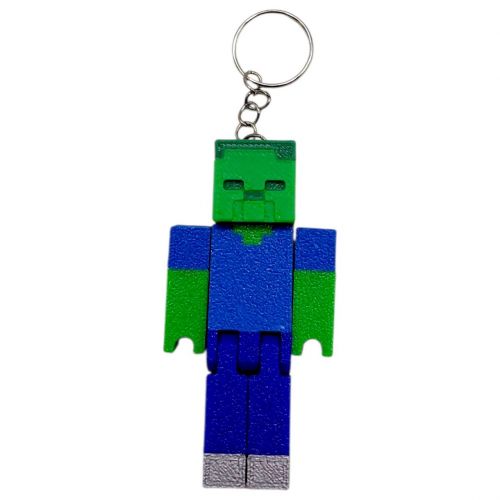 3D Брелоки MINECRAFT / МАЙНКРАФТ ZOMBIE / ЗОМБІ KEYCHAIN, 3D друк  мініатюра фото 1