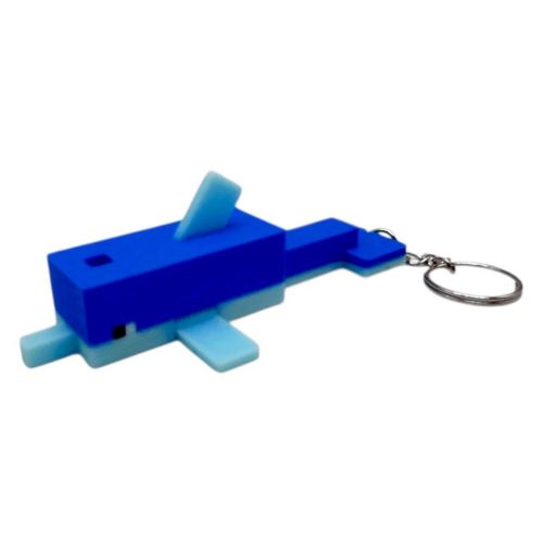 Брелок 3D друк "Minecraft Dolphin / Дельфін Майнкрафт", Keychain  мініатюра фото 1
