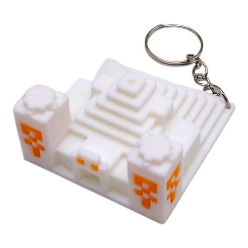 3D Брелоки MINECRAFT / МАЙНКРАФТ DESERT PYRAMID / ХРАМ В ПУСТЕЛІ KEYCHAIN, 3D друк  мініатюра фото 1