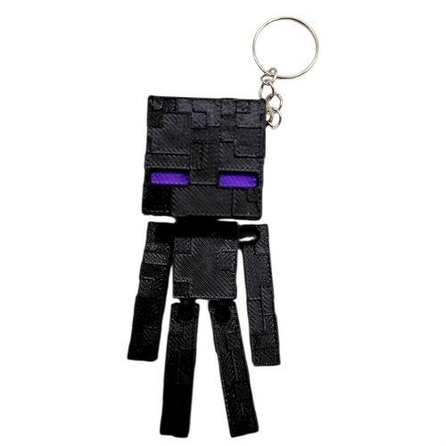 3D Брелоки MINECRAFT / МАЙНКРАФТ CHUBBY ENDERMAN / ЕНДЕРМЕН ГОЛОВАСТИК KEYCHAIN, 3D друк  мініатюра фото 1