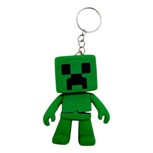 3D Брелоки MINECRAFT / МАЙНКРАФТ CREEPER / КРІПЕР "FLEXI", 3D друк  мініатюра фото 1