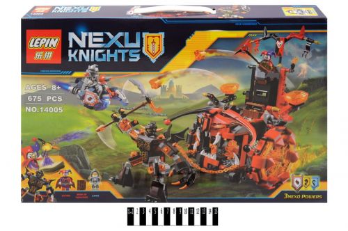 "Brick" "NEXO knights" (коробка) 14005 675дет. р. 53х6х33 см. / 12 / картинка "Brick" "NEXO knights" (коробка) 14005 675дет. р. 53х6х33 см. / 12 / фото