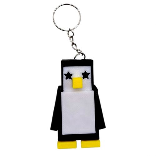 3D Брелоки ROBLOX (Роблокс) STAR PIGEON / ПІНГВІН БАТЛ KEYCHAIN, 3D друк  мініатюра фото 1