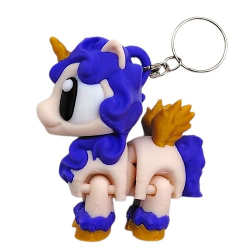 3D Брелоки "CUTE UNICORN / Милий ЄДИНОРІГ", Keychain, 3D друк  мініатюра фото 1