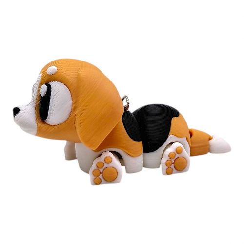 3D Брелоки "CUTE BEAGLE / Милий БІГЛЬ", Keychain, 3D друк  мініатюра фото 1