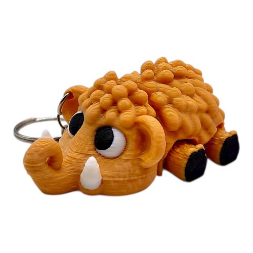 3D Брелоки "CUTE MAMMOTH / Милий МАМОНТ", Keychain, 3D друк  мініатюра фото 1