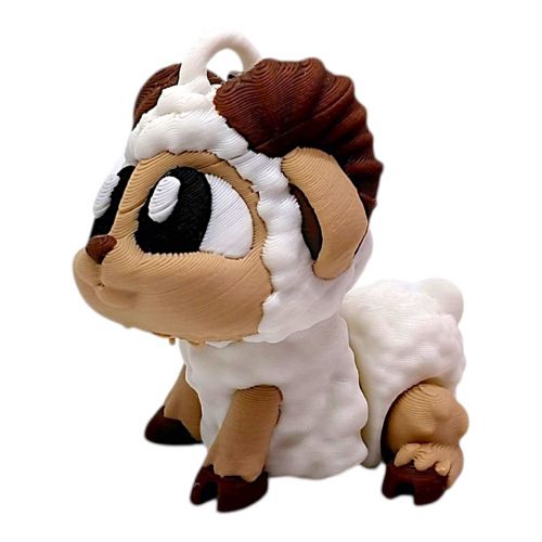3D Брелоки "CUTE SHEEP / Мила ВІВЦЯ", Keychain, 3D друк  мініатюра фото 1