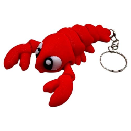 3D Брелоки CUTE LOBSTER / ЛОБСТЕР KEYCHAIN, 3D друк  мініатюра фото 1