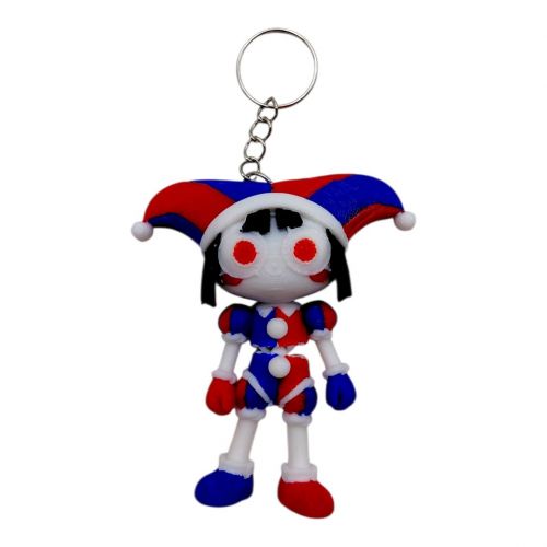 3D Брелоки FLEXI POMNI/ ПОМНІ ЦИФРОВИЙ ЦИРК (The Amazing Digital Circus) KEYCHAIN, 3D друк  мініатюра фото 1