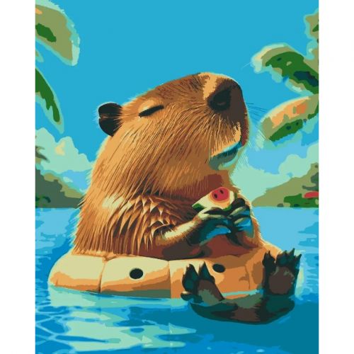 КАРТИНА ПО НОМЕРАМ "Море" 40*50 см  мініатюра фото 1