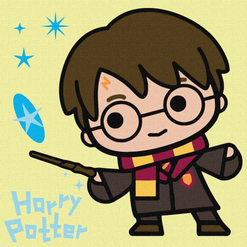 Картина за номерами "Harry Potter: Чари під зірками" 25х25 см  мініатюра фото 1