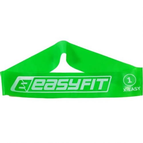 Гумове кільце Easyfit #1, зелений (для занять фітнесом, йогою, пілатесом і кросфітом)  мініатюра фото 1
