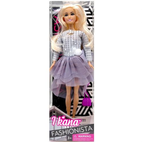 Кукла "Fashionista" 28 см (Серый) фото