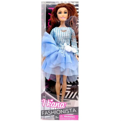 Кукла "Fashionista" 28 см (Голубая) фото