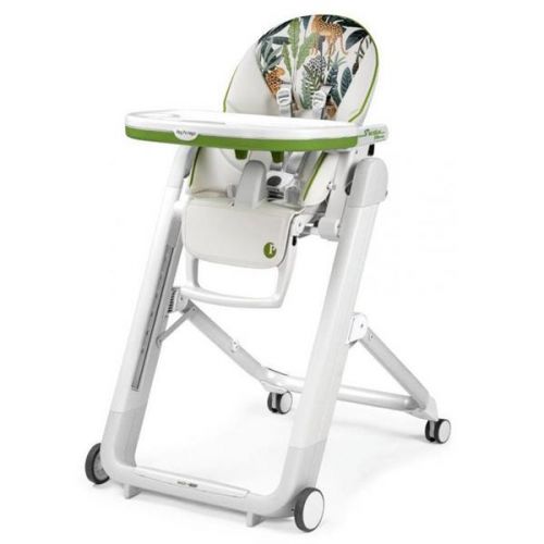 Стільчик для годування Peg-Perego Siesta Follow Me з тропічним малюнком  мініатюра фото 1