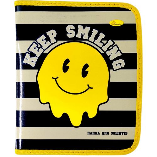 Папка для зошитів на блискавці "SMILE"  мініатюра фото 1