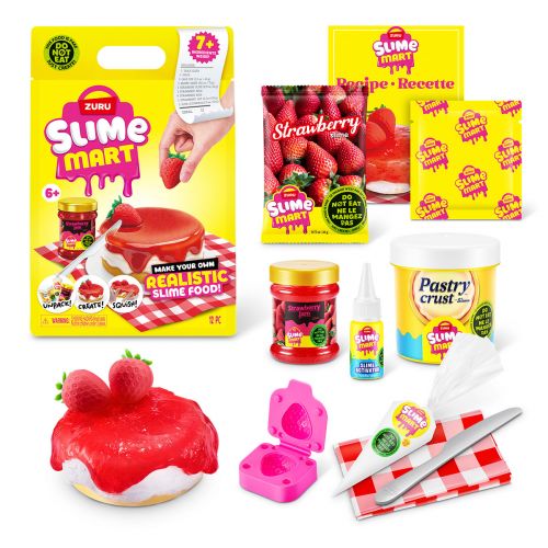 Ігровий набір зі слаймами SLIME MART серії "Shopping Bag" – ПОЛУНИЧНИЙ ЧИЗКЕЙК  мініатюра фото 1