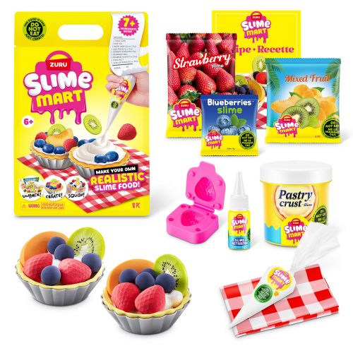Ігровий набір зі слаймами SLIME MART серії "Shopping Bag" – ФРУКТОВИЙ ТАРТ  мініатюра фото 1