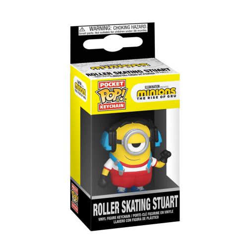 Ігрова фігурка на кліпсі Funko POP! серії Посіпаки 2 - Стюарт на роликах  мініатюра фото 1