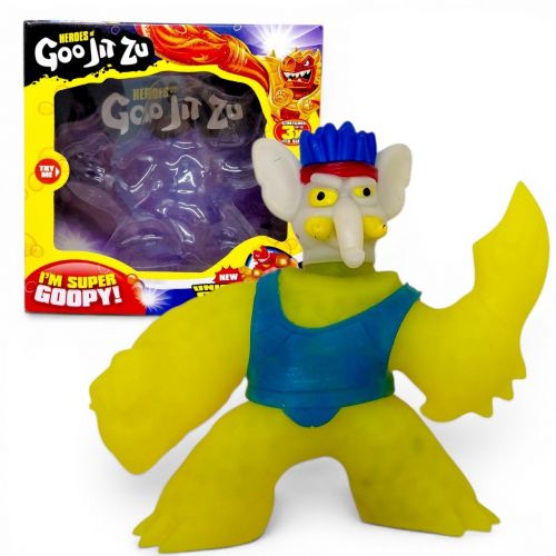 Іграшка-тягучка "Heroes of Goo Jit Zu" СЛОН (ЖОВТИЙ)  мініатюра фото 1